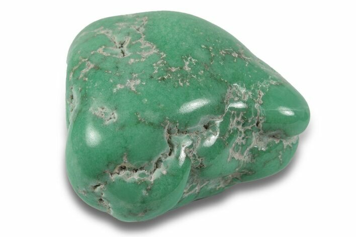 Polished Pastel Green Variscite Stone - Amatrice Hill, Utah #248376